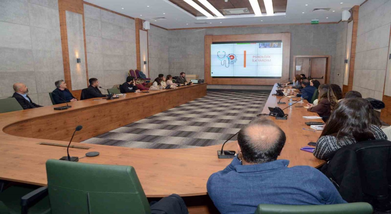 DBB personeline psikolojik ilk yardım eğitimi verildi