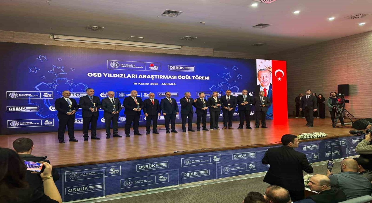 Denizli OSB, OSBnin Yıldızlarında ödüllendirildi