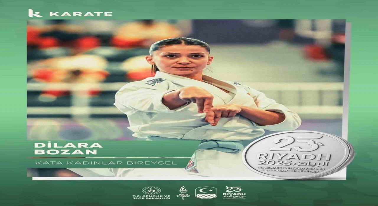 Dilara Bozandan gümüş madalya