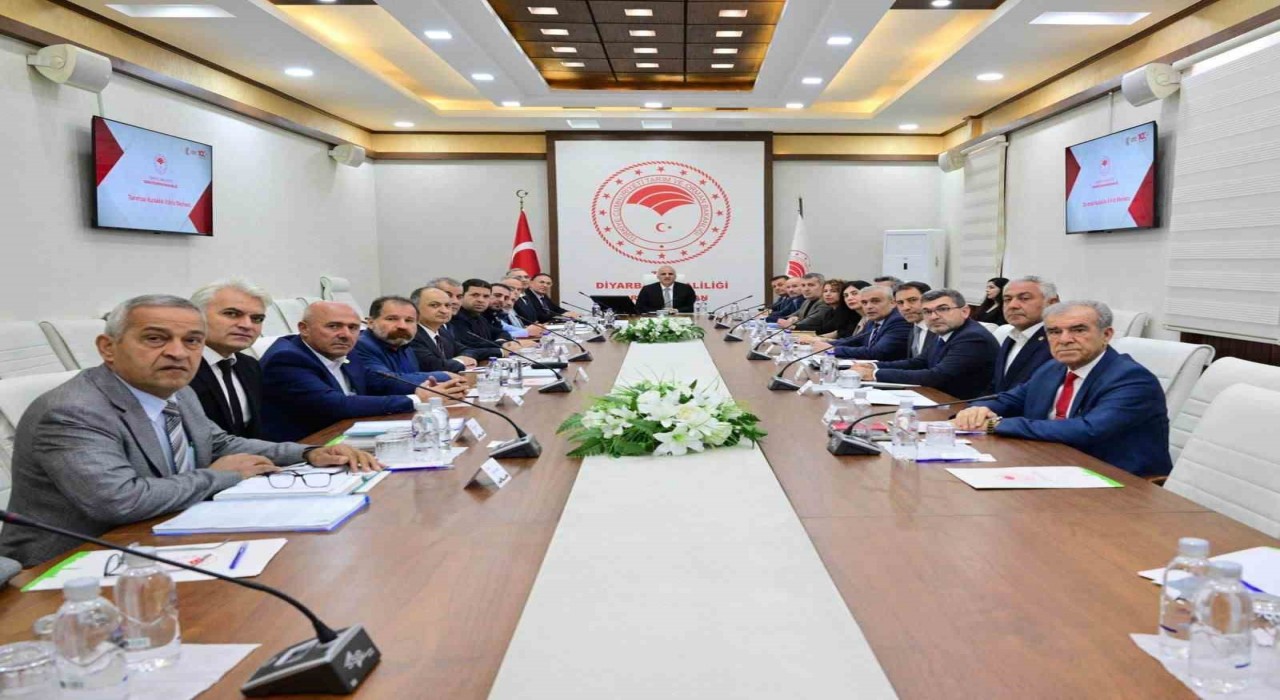 Diyarbakırda kuraklıkla mücadelede mevcut durum değerlendirildi