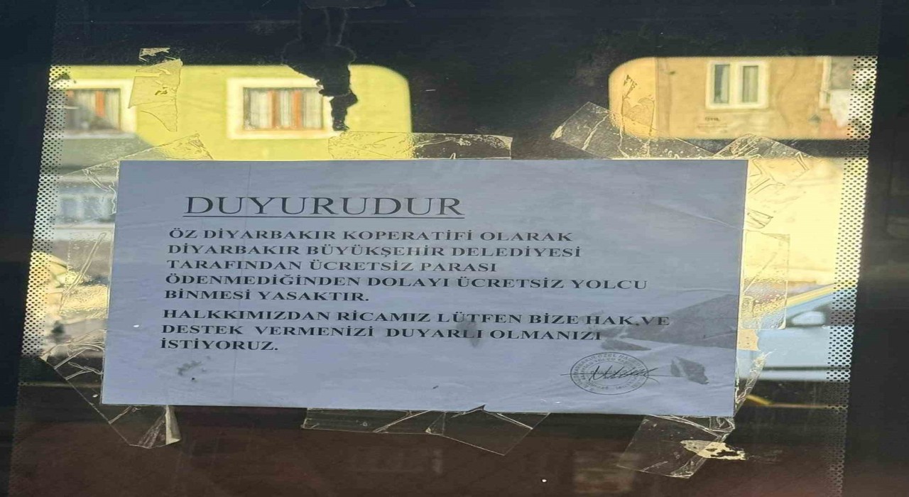 Diyarbakırda özel halk otobüslerinden ücretsiz yolcu krizi