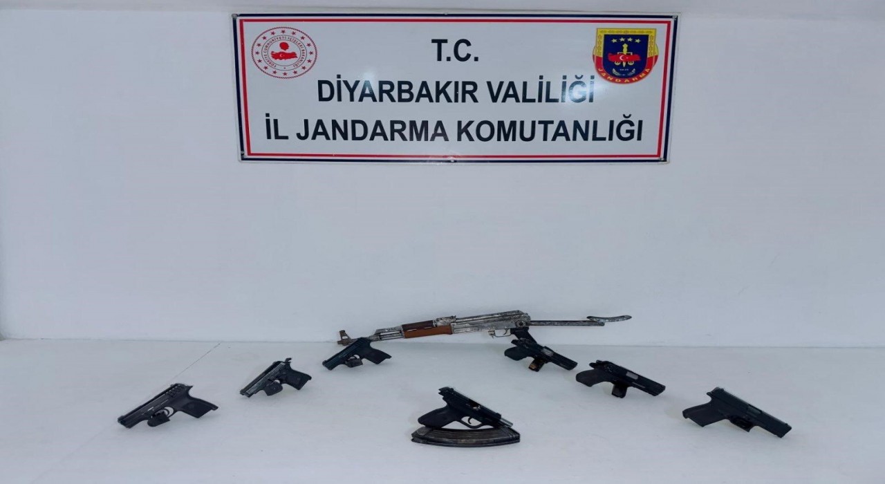 Diyarbakırda ruhsatsız silah operasyonu