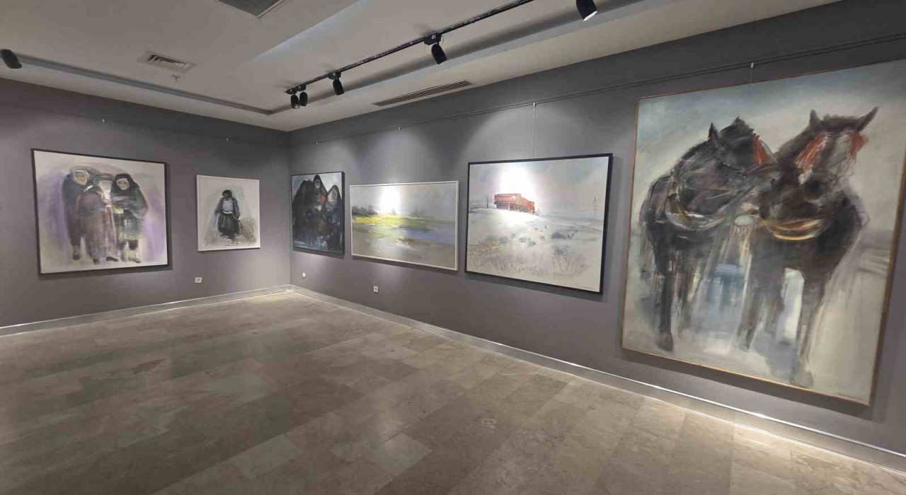 Doğaçlama sergisi Tekirdağda sanatseverlerle buluştu