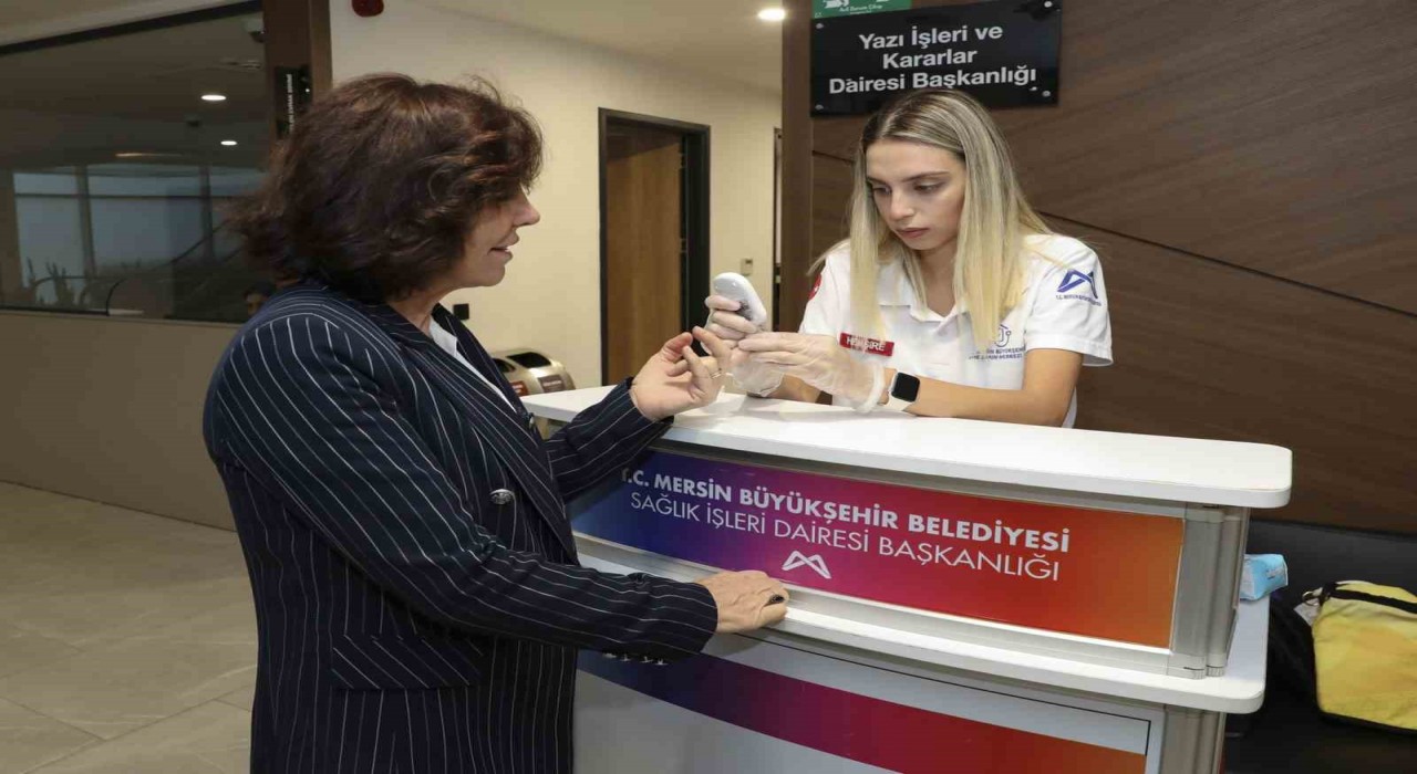 ‘Dünya Diyabet Gününde belediye personellerine şeker ölçümü