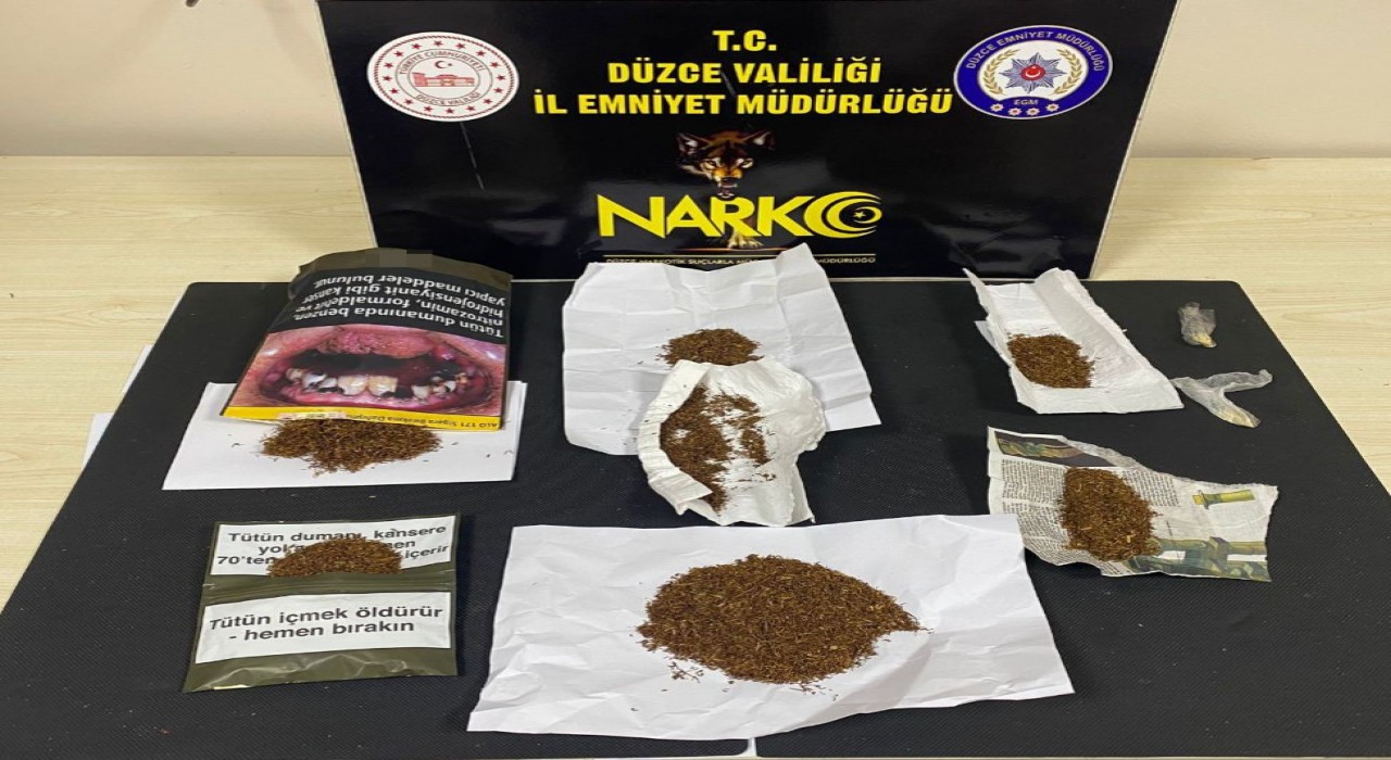 Düzce kent merkezinde uyuşturucu operasyonu