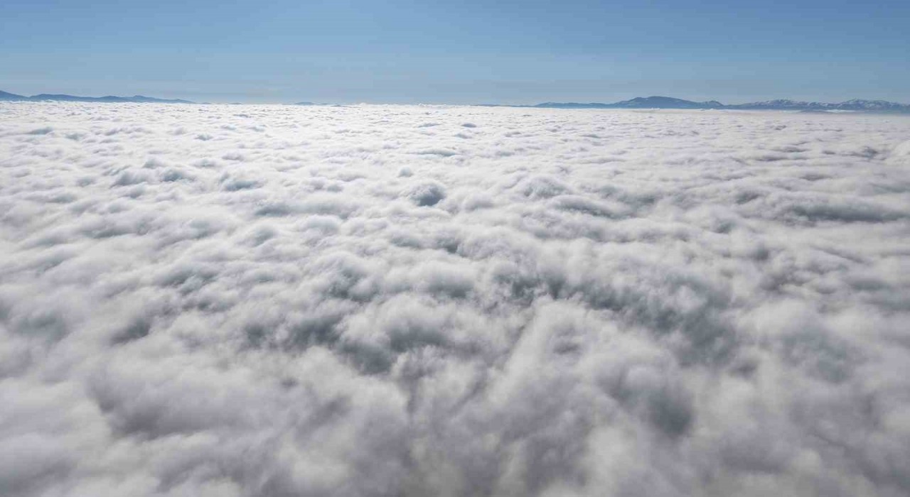 Elazığda bulutların görsel şöleni