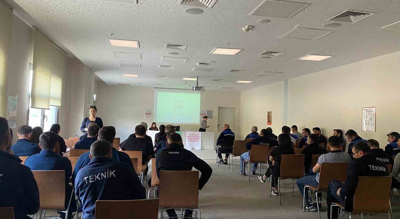 Elazığda kadına yönelik şiddetle mücadele eğitim