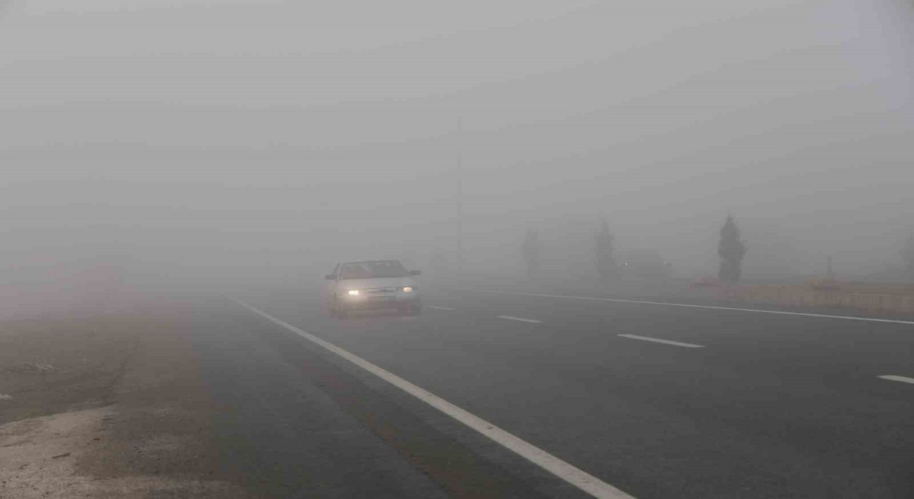 Elazığda sis etkili oldu