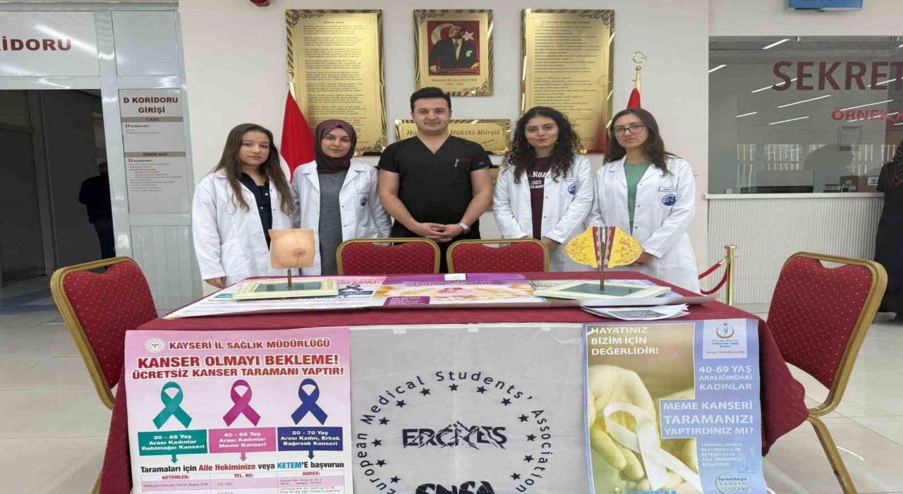 ERÜ Hastanelerinde meme kanserinde erken teşhisin önemi anlatıldı