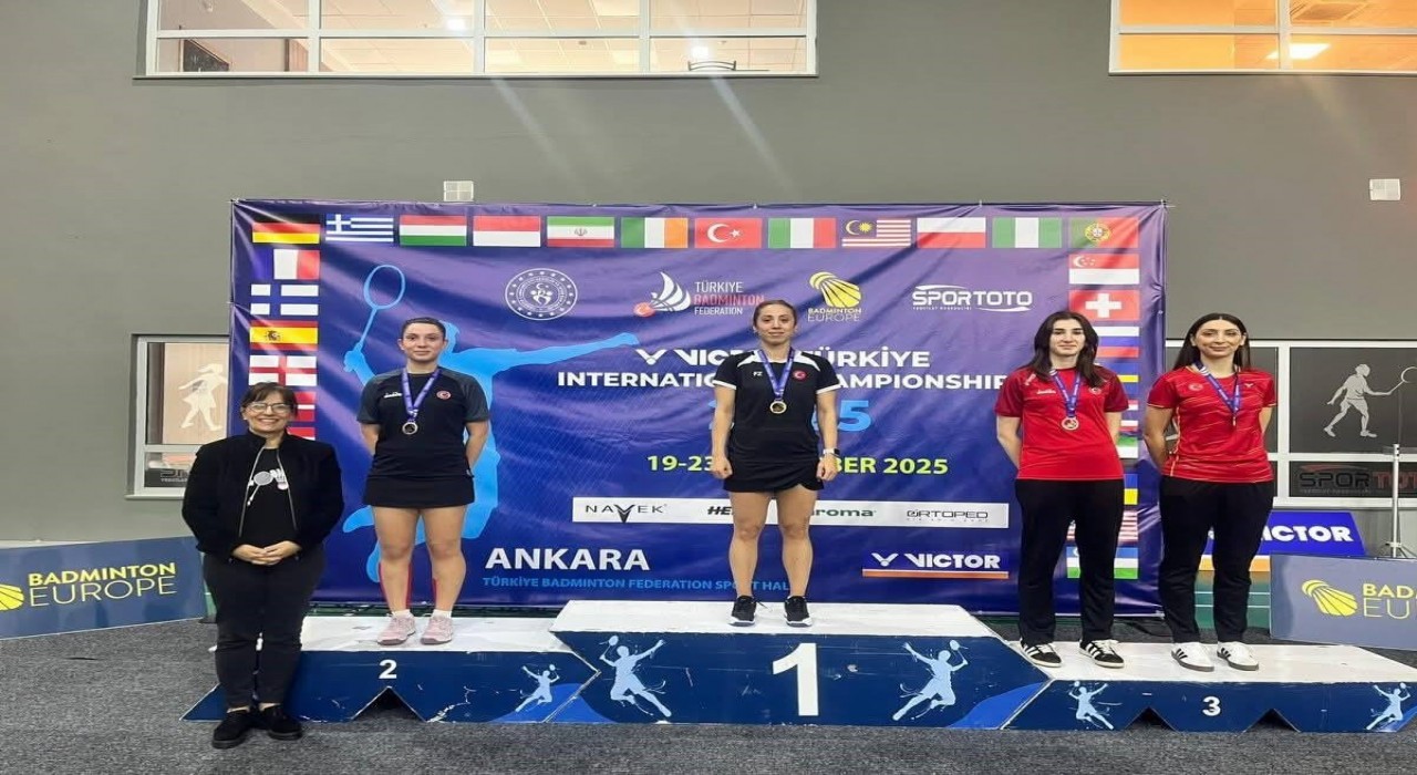 Erzincanlı badmintonculardan uluslararası şampiyonada 3 altın, 2 bronz madalya