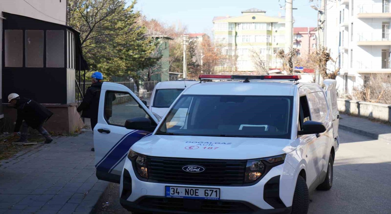 Erzurumda doğal gaz paniği