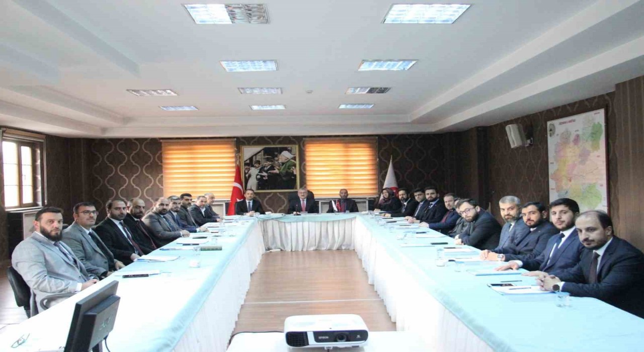 Erzurumda ilçe müftüleri buluşması