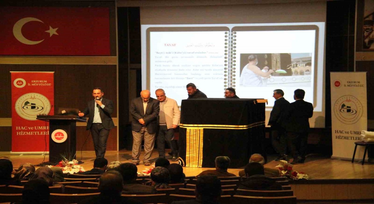 Erzurumda kutsal topraklara yolculuk öncesi umre provası