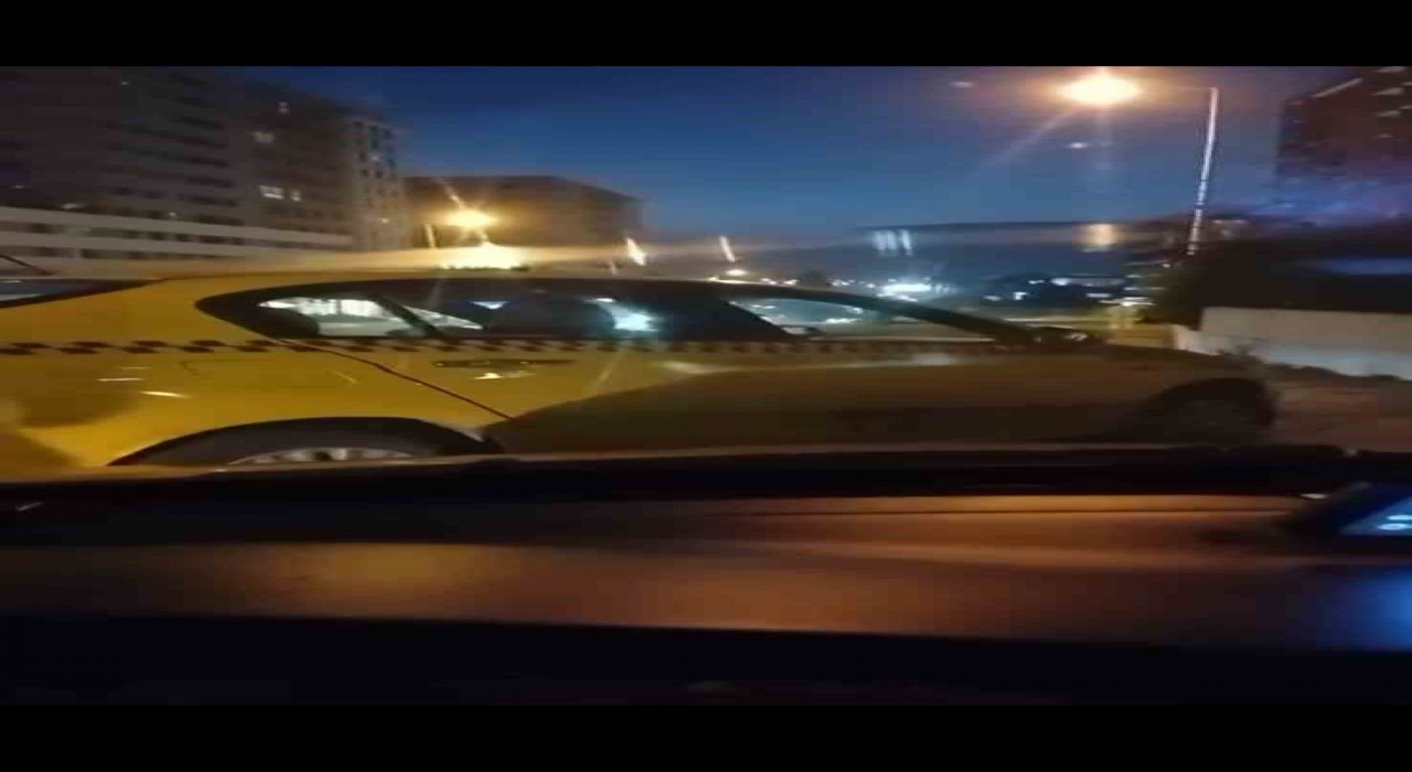 Esenyurtta kaçak mesken tutan taksiciler başka bir taksiciye böyle saldırdı