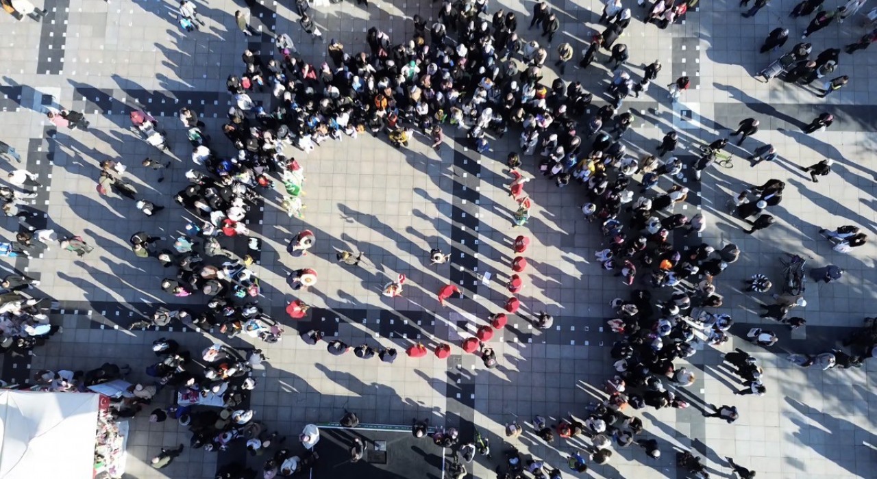 Filistine destek etkinliği yoğun ilgi gördü