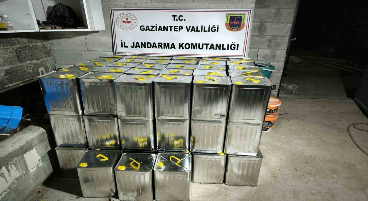 Gaziantepte 500 bin TL değerinde sahte zeytinyağı ele geçirildi: 1 gözaltı