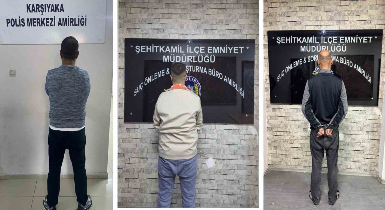 Gaziantepte aranan 3 şahıs yakalandı