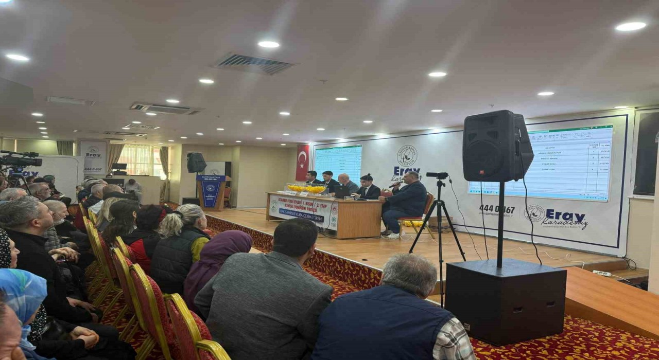 Gaziosmanpaşa İstanbul Vadi Evleri 1. Kısım 2. Etap Kentsel Dönüşüm Projesinde hak sahipleri belirlendi