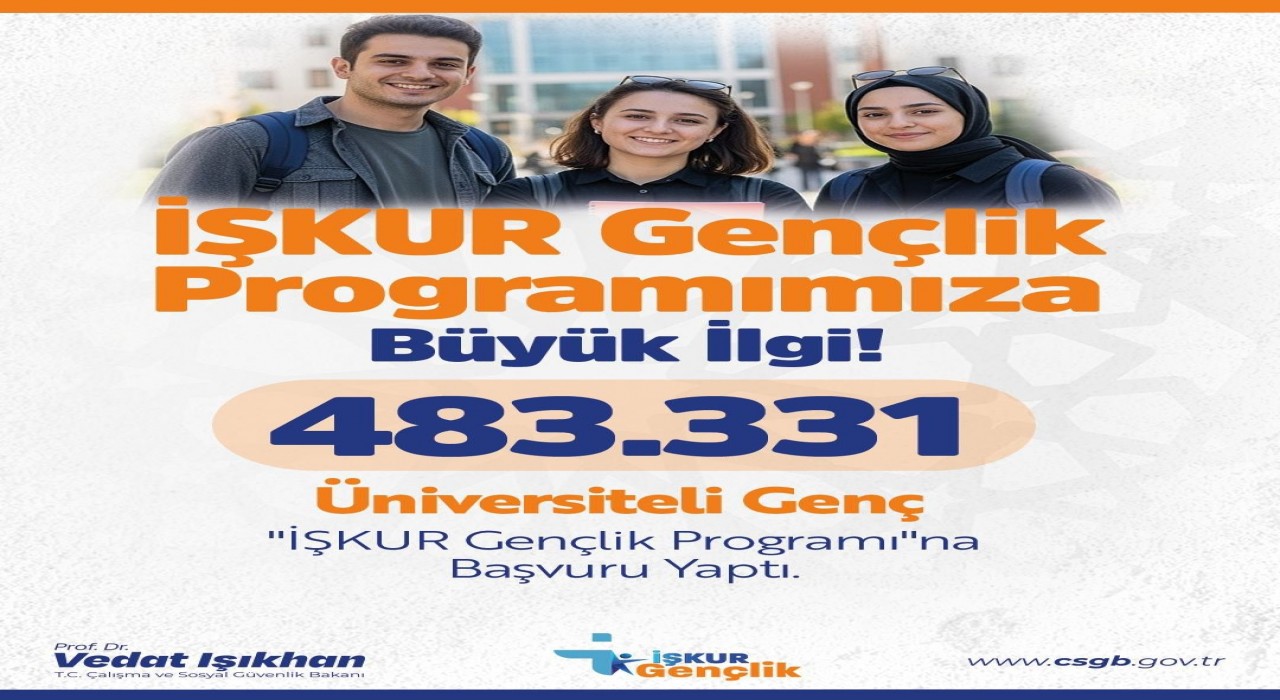 Gençlerden İŞKUR Gençlik Programına yoğun ilgi