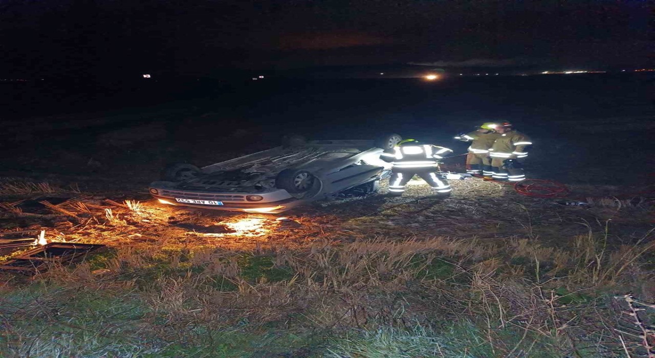 Gönen-Bandırma karayolunda tek taraflı kaza: 1 kişi yaralı