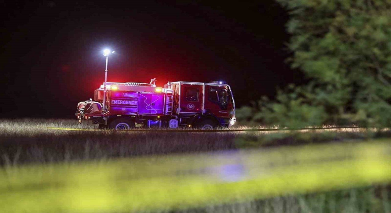 Gürcistanda TSKya ait kargo uçağının düştüğü bölgede çalışmalar devam ediyor