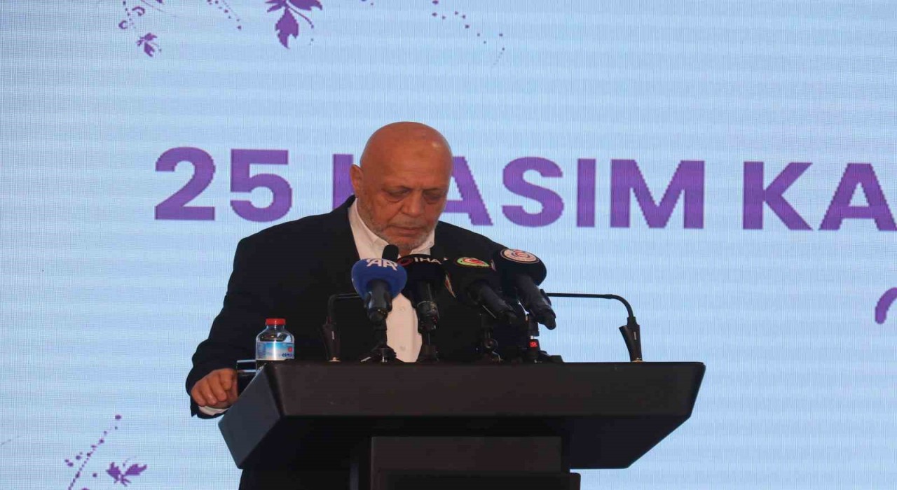 HAK-İŞ Genel Başkanı Arslan: Bizim mücadelemiz çalışan kadın ve erkeklerin şiddete ve tacize karşı korunmasıdır