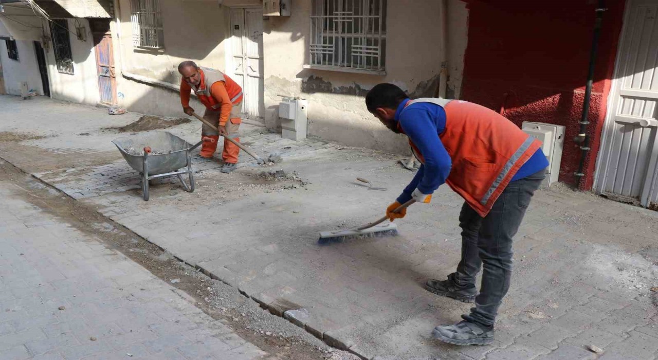 Haliliyede üstyapı çalışmaları sürüyor