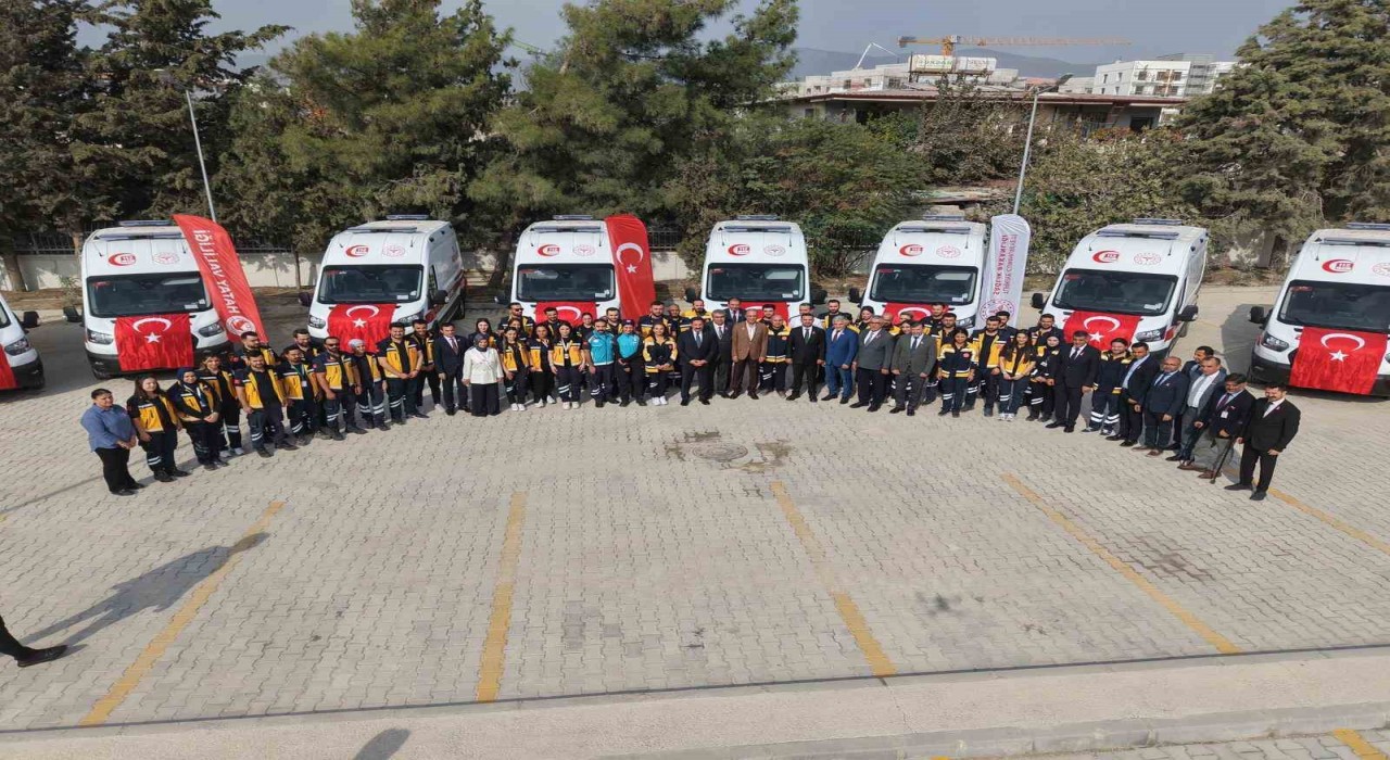 Hatayda 12 yeni ambulans hizmete alındı