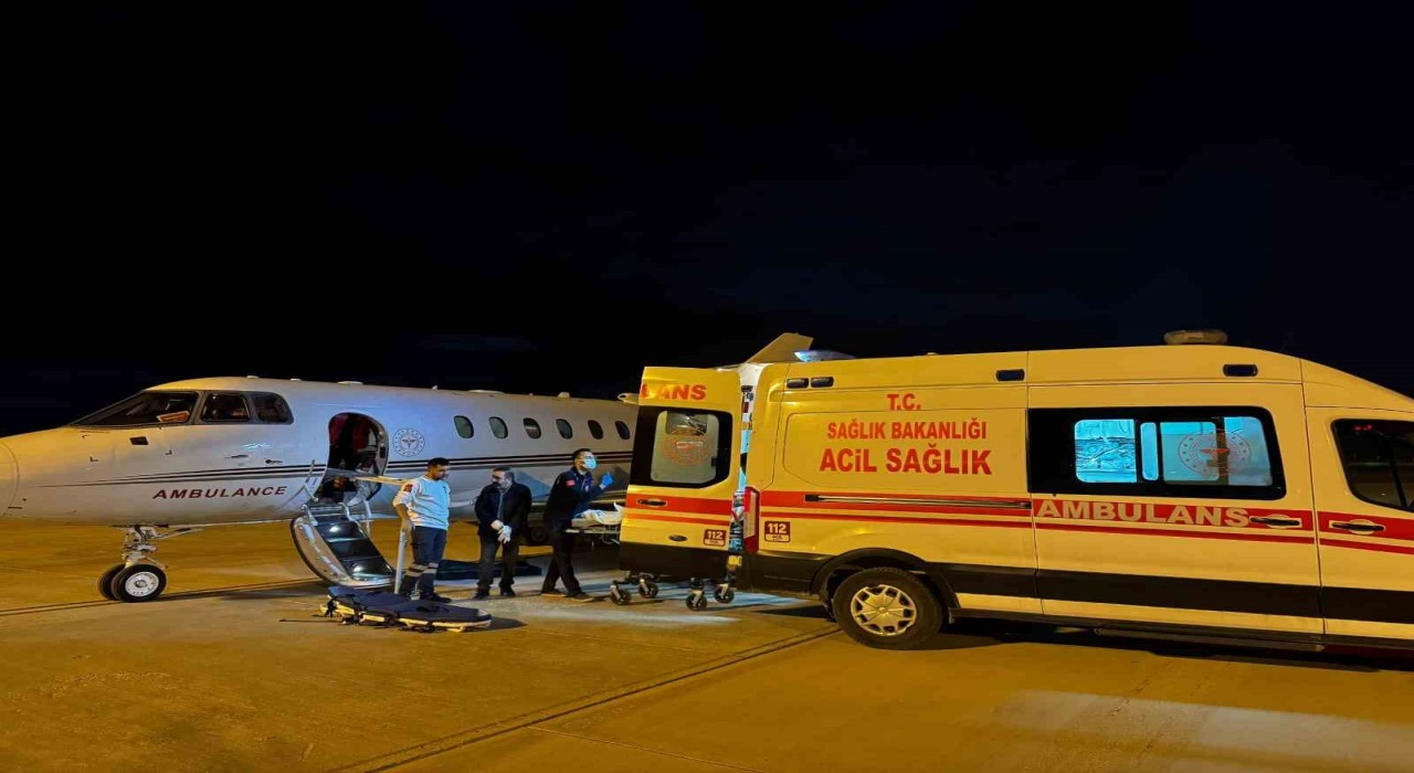 Hava ambulansı 11 yaşındaki çocuk için havalandı