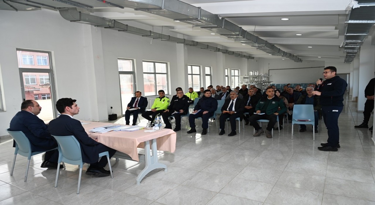 İnönüde kış mevsimi öncesi tedbirler görüşüldü