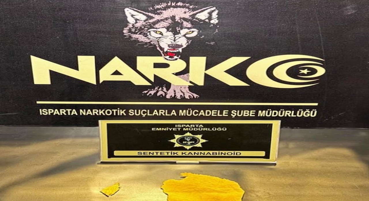Ispartada düzenlenen operasyonda uyuşturucu madde ele geçirildi