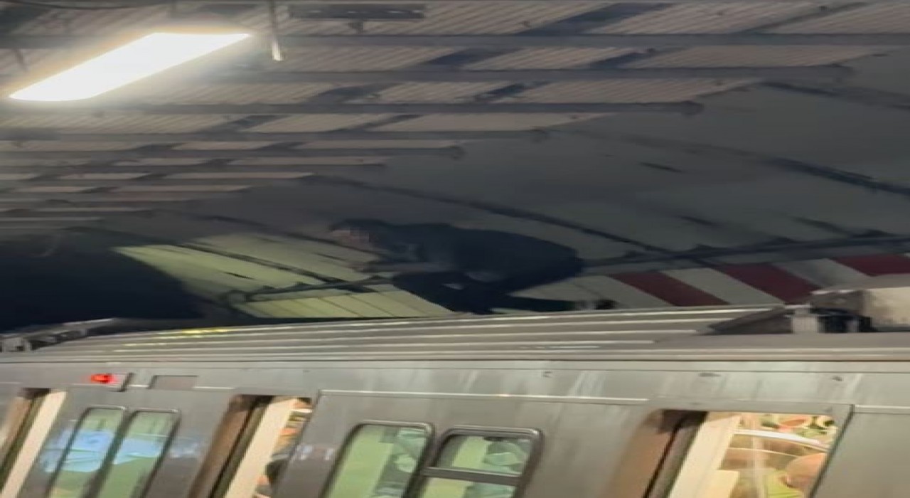 İstanbulda metroda yaşanan ilginç anlar kamerada