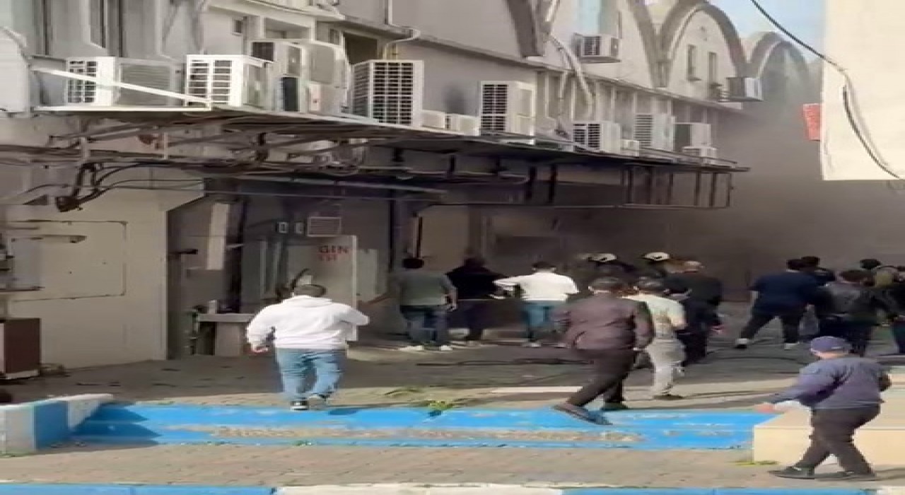 İSTOÇda yangın paniği