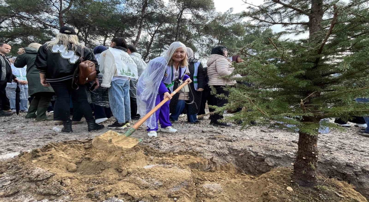İzmirde 115 bin fidan toprakla buluştu