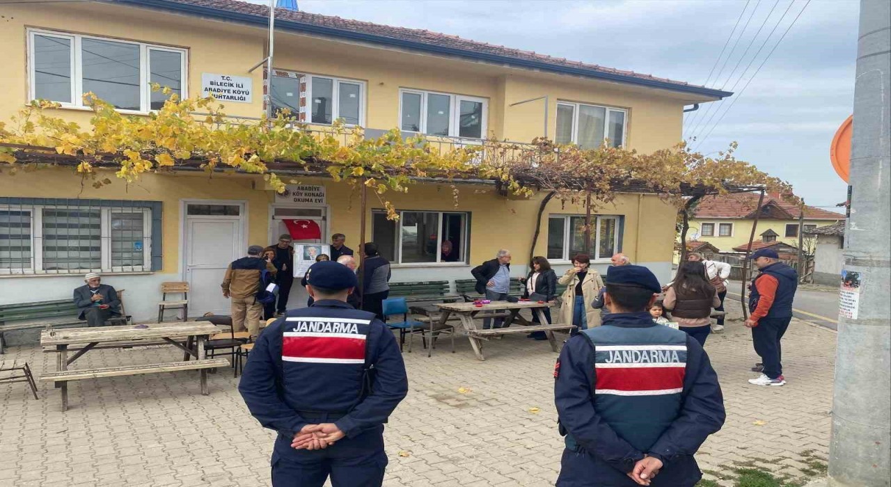 Jandarma Bilecikte halkın güvenliği için her yerde