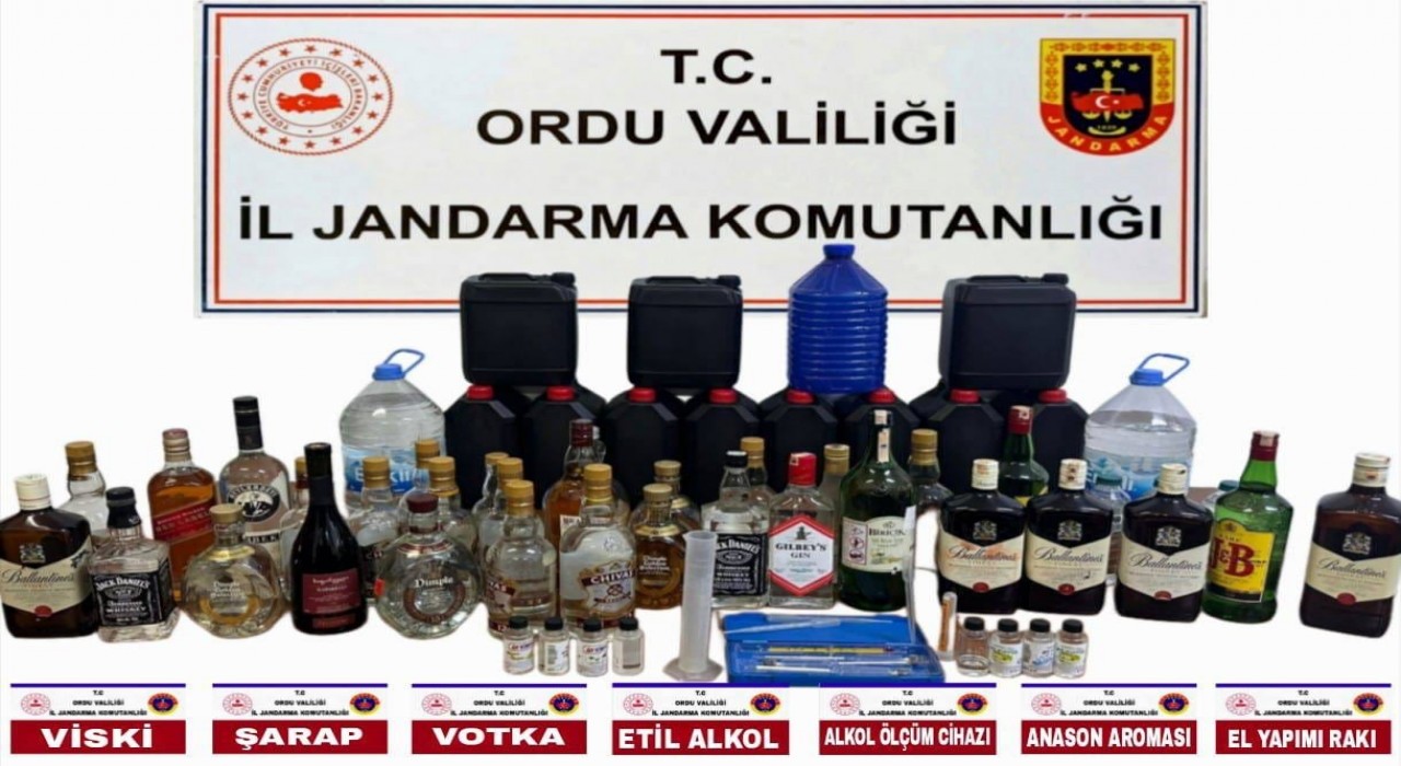 Jandarmadan yılbaşı öncesi sahte alkol denetimi