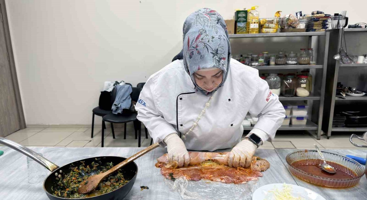 Kahramanmaraşta yeni aşçılar yetişiyor