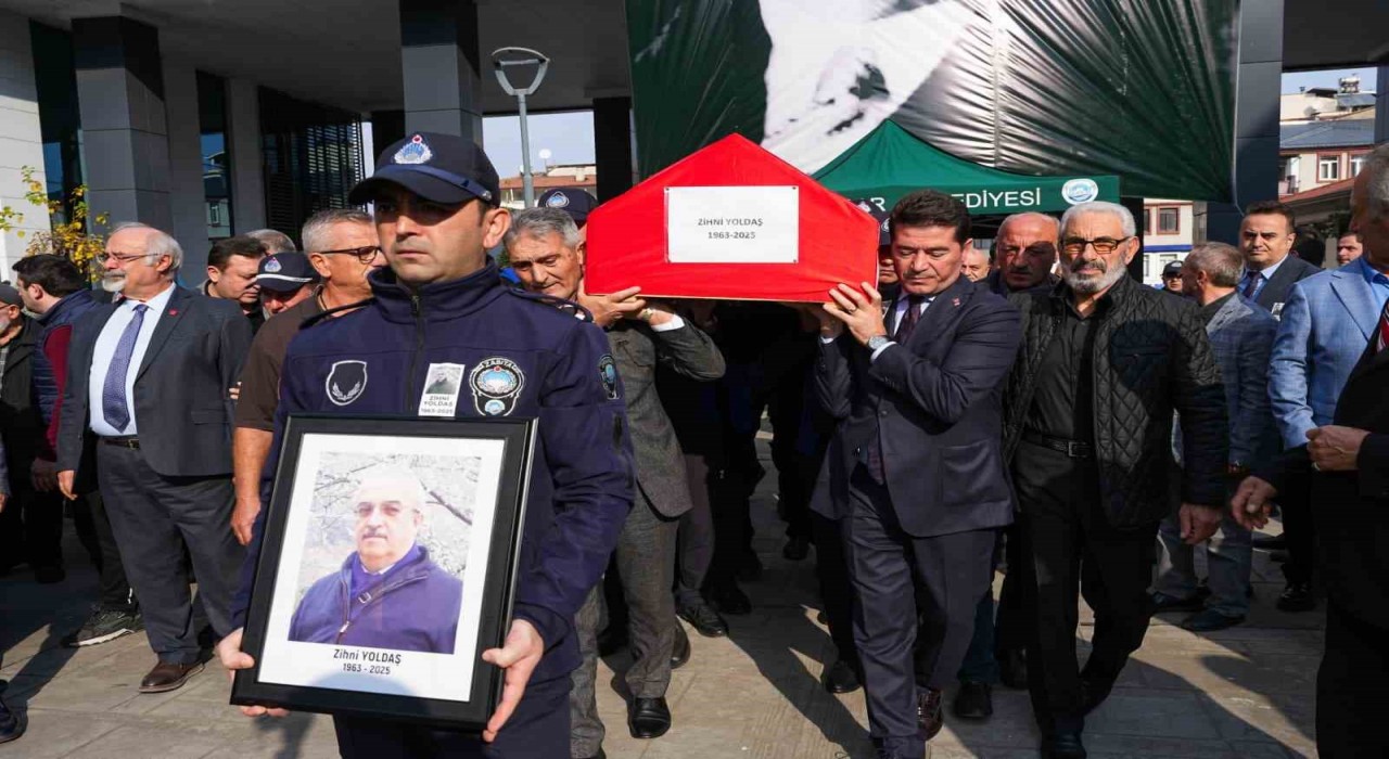 Kalp krizi sonrasında hayatını kaybeden Zabıta memuruna son görev