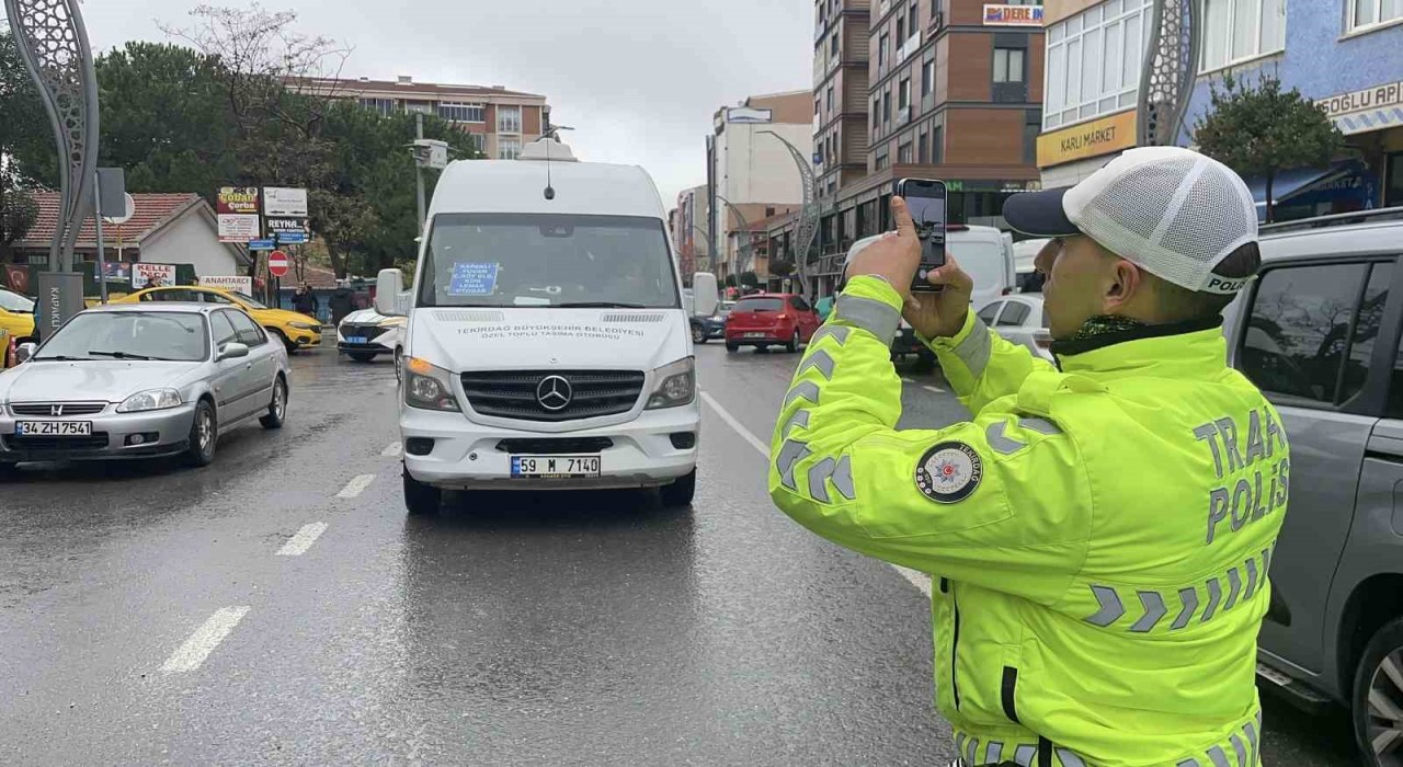 Kapaklıda 3 bin 554 sürücüye 3 milyonun üstünde ceza kesildi