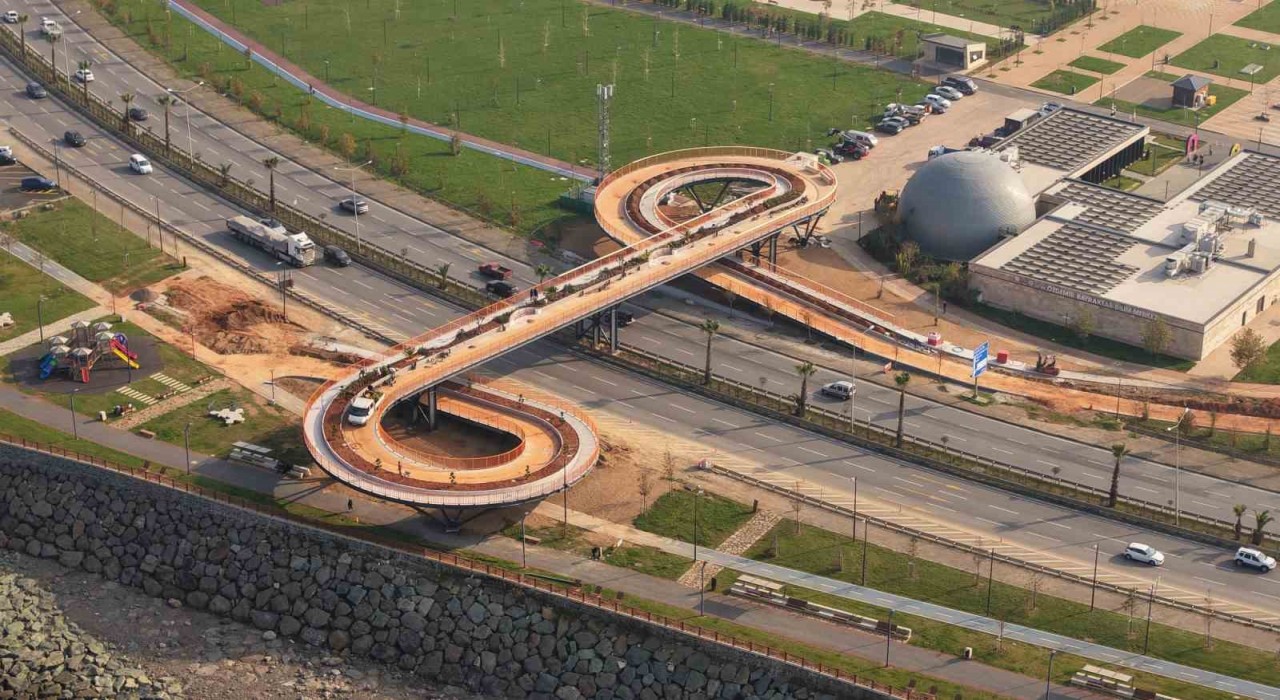 Karadenizin ilk ekolojik üst geçidi ilgi çekiyor