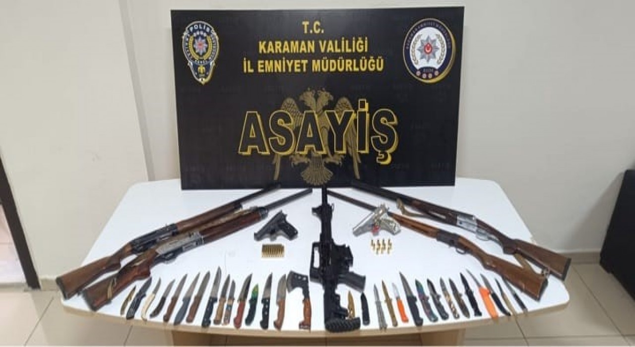 Karaman polisin asayiş uygulamaları devam ediyor: 11 tutuklama