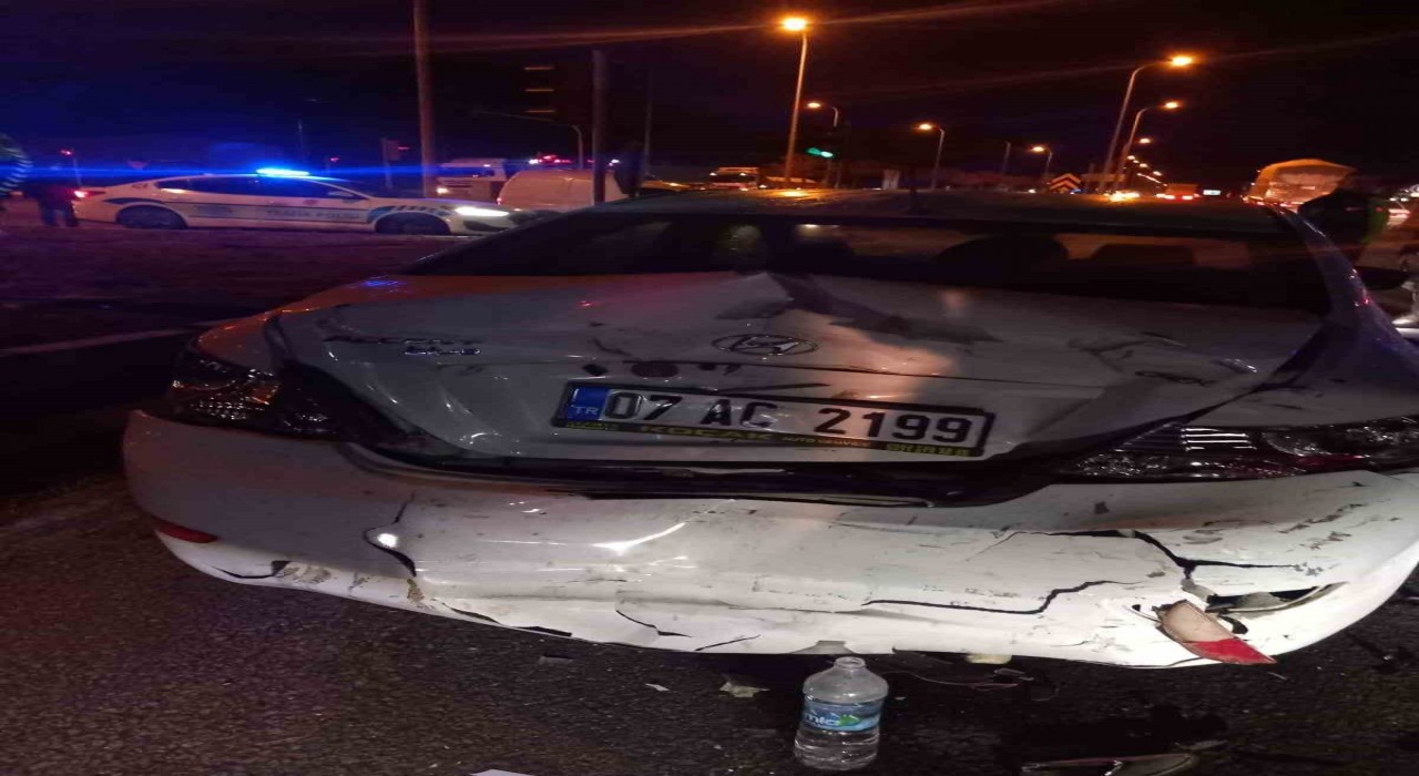 Karapınarda trafik kazası: 1 yaralı