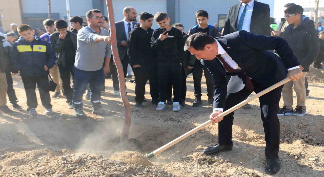 Karatayda 10 bin 400 metrekarelik alanda fidan dikildi