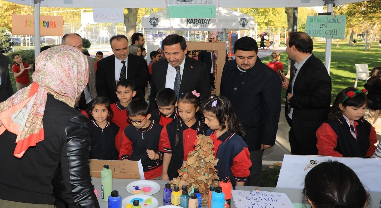 Karatayda anlamlı orman ve su farkındalığı etkinliği