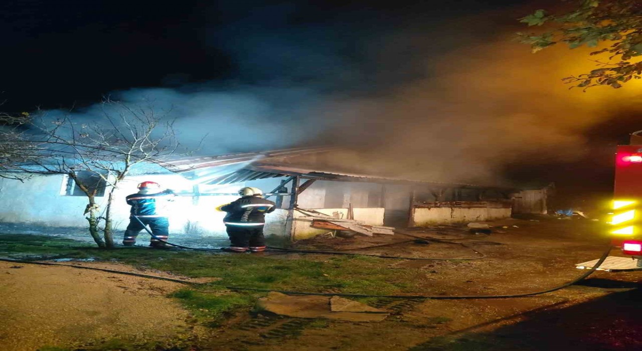 Kaynarcada ev yangını söndürüldü