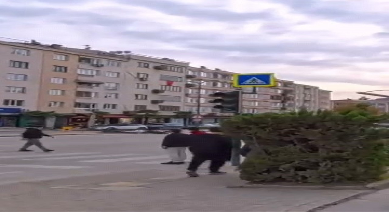 Kaza anı kask kamerasına yansıdı