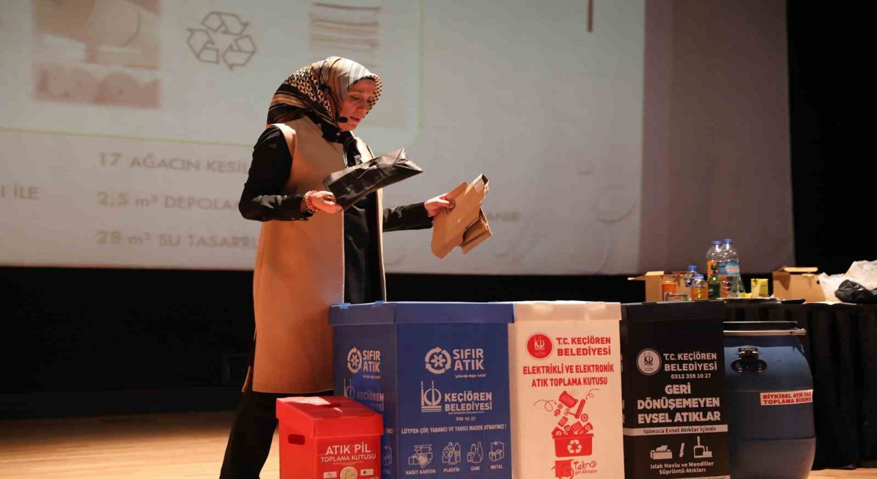 Keçiören Belediyesinden öğretmenlere çevre ve sıfır atık eğitimi