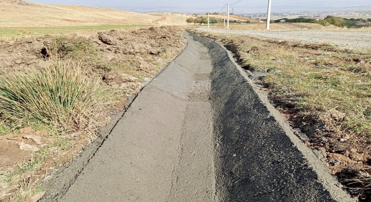 Kepenek köyü sulama tesisi tamamlandı