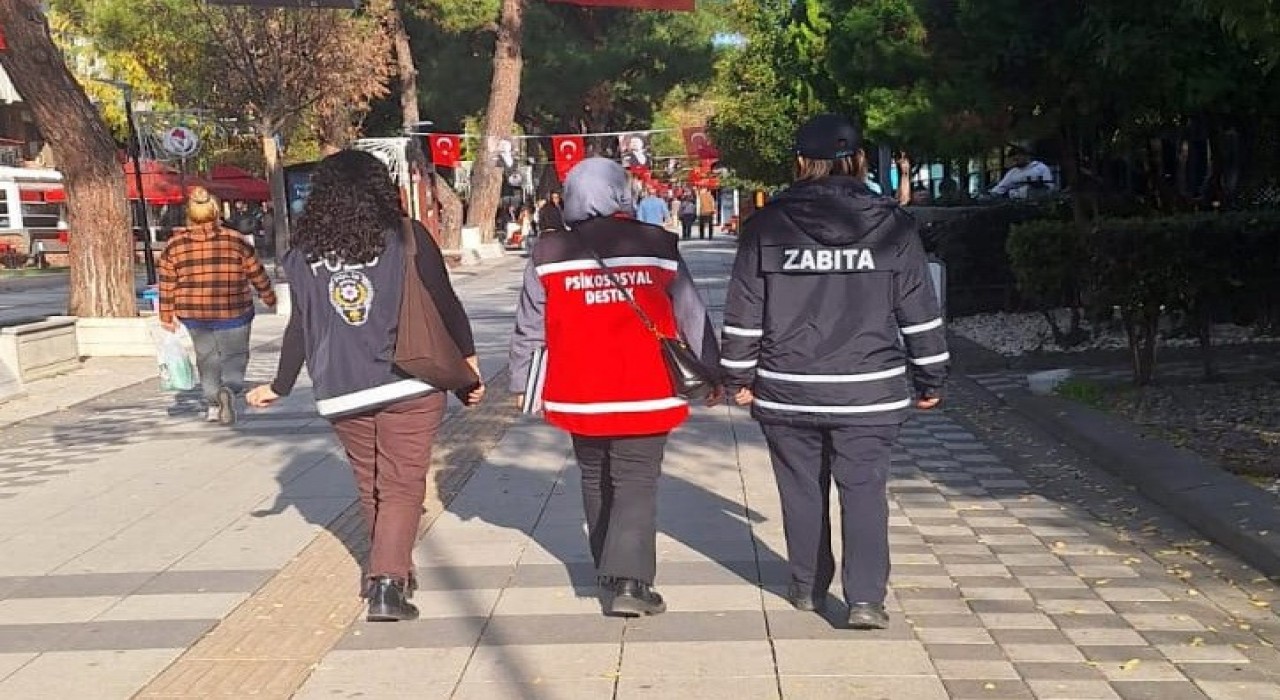 Kırklarelinde dilenen ve sokakta çalışan çocuk denetimleri