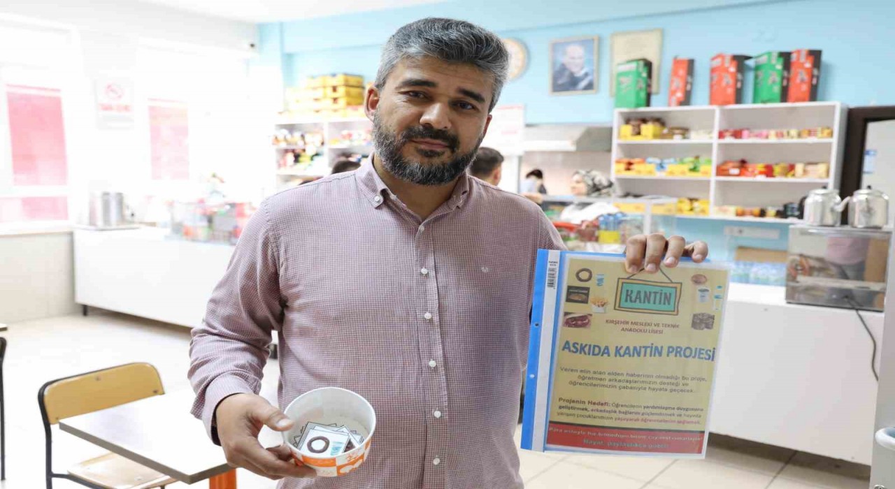 Kırşehirde Askıda Kantin Projesiyle öğrencilere destek
